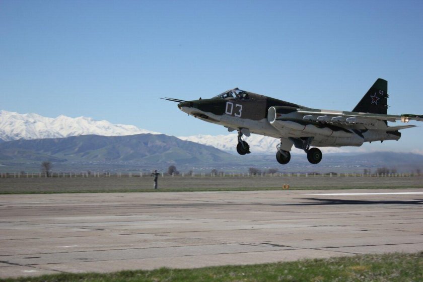 Авиабаза кант в Киргизии