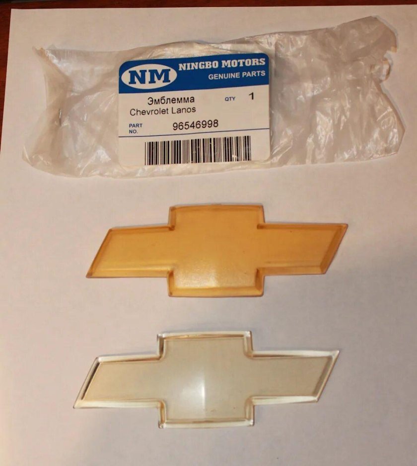 Lacetti Chevrolet задняя эмблема