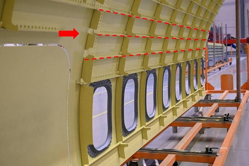 Шпангоуты фюзеляжа суперджет-100