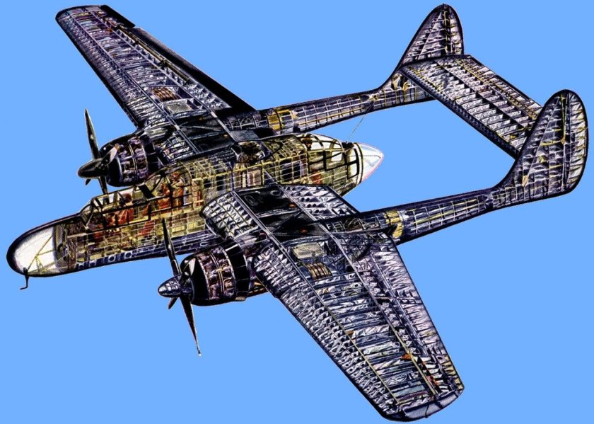 Самолёт p-61 Black Widow