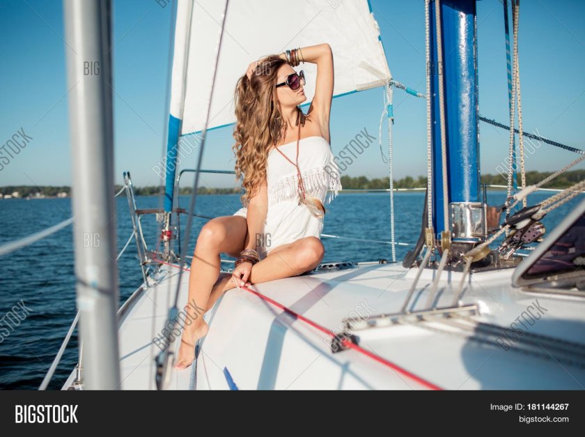 Позирование на яхте