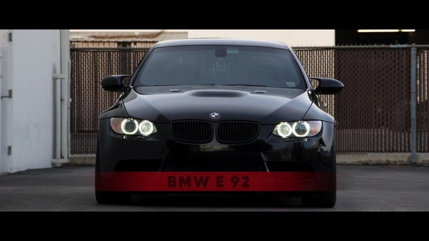 БМВ е92 черная