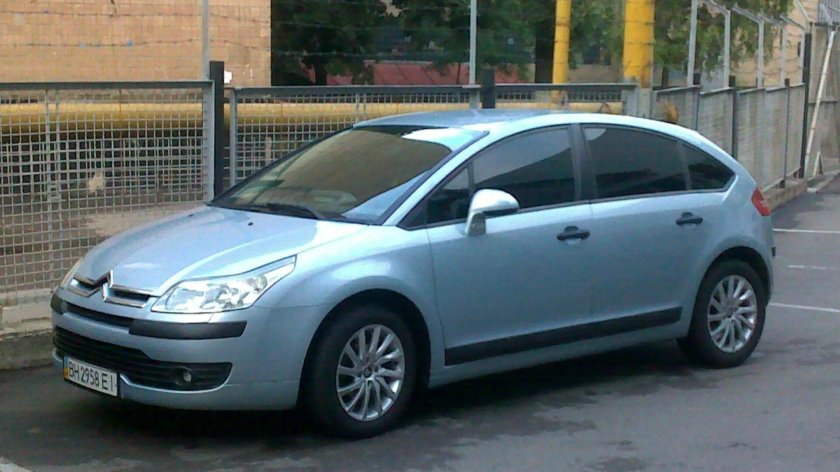 Ситроен с4 голубой