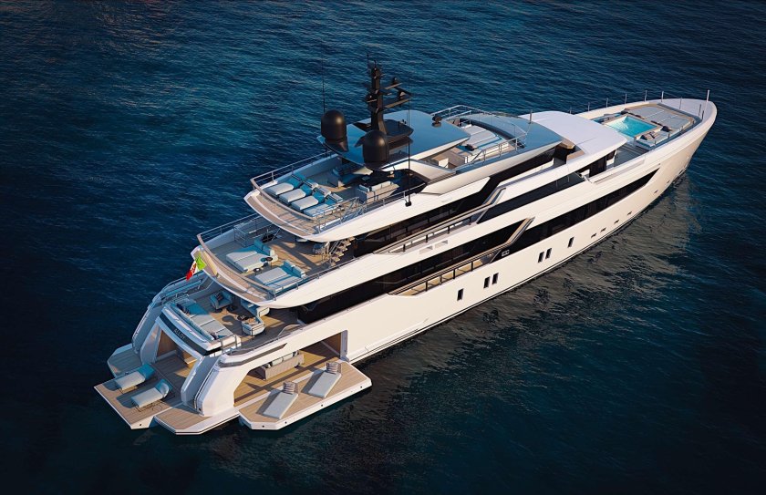 Яхта Sanlorenzo 500 Exp планировка