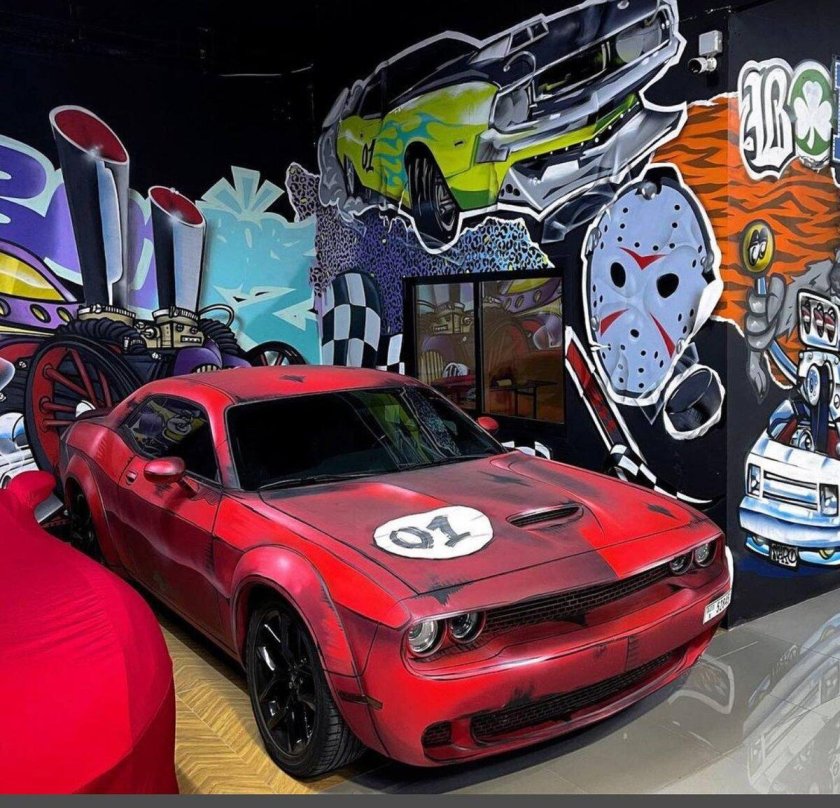 Авто в стиле комикса