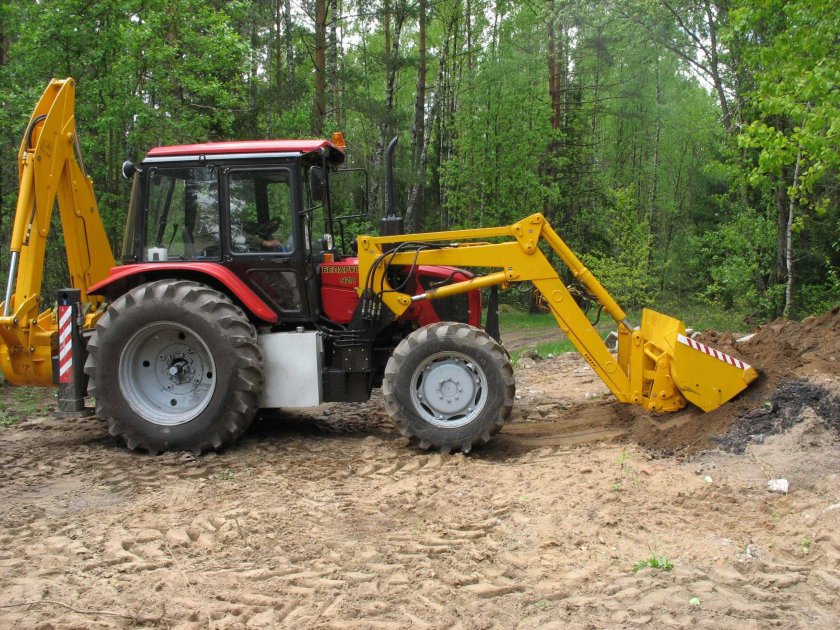 Экскаватор-погрузчик Belarus эп-491
