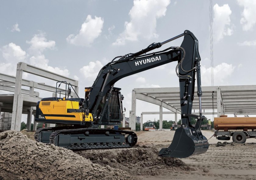 Hx220s экскаватор Hyundai