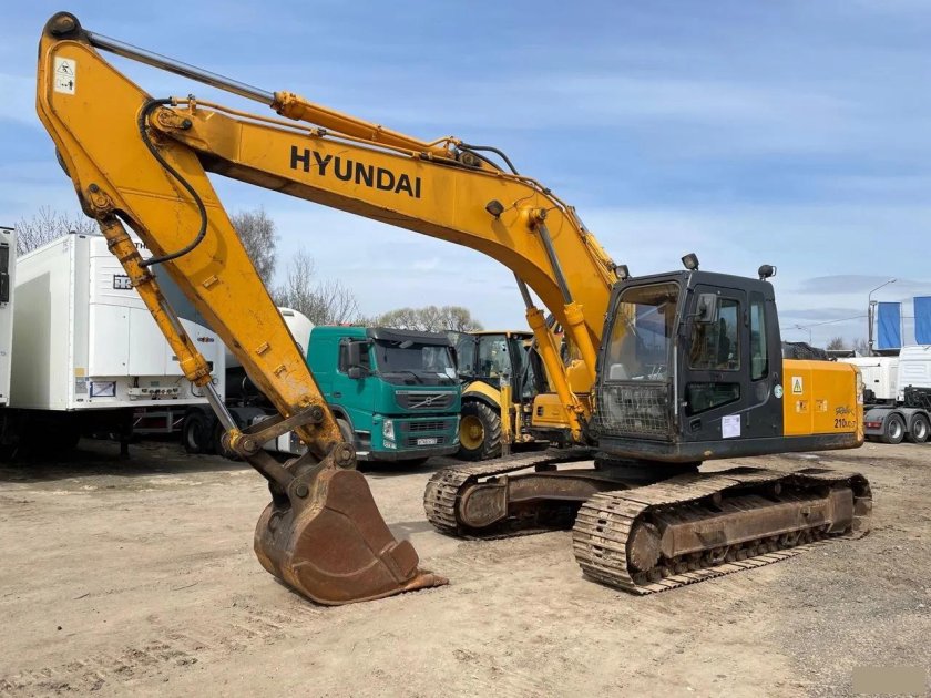 Гусеничного экскаватора hyundai r210nlc-9s