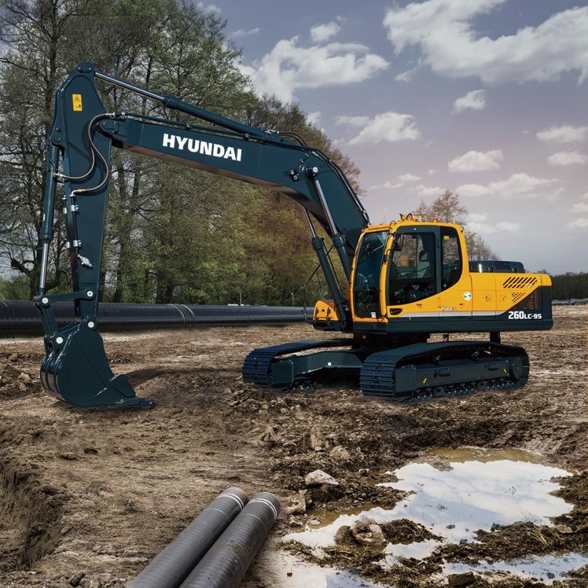 Хендай 210 экскаватор гусеничный