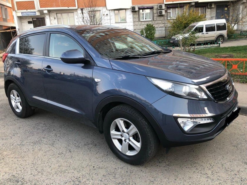 Kia Sportage 2014 синий