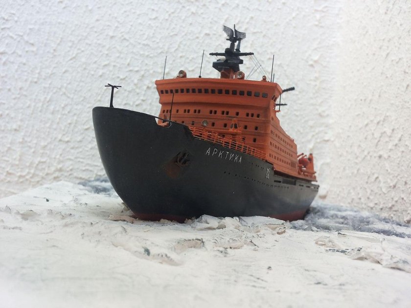 Диорама Арктика ледокол
