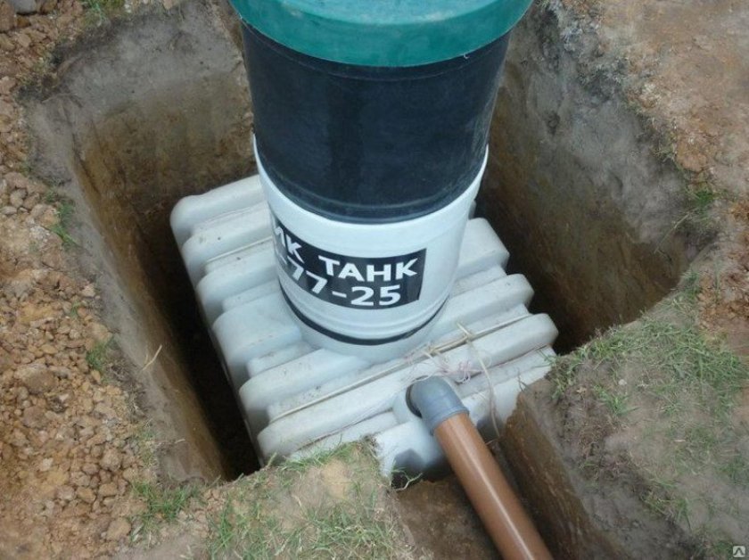 Септик танк монтаж