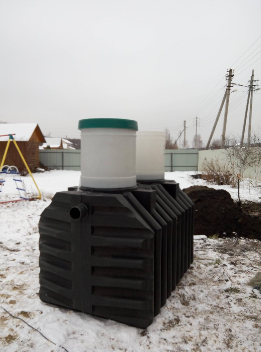 Септик зимой