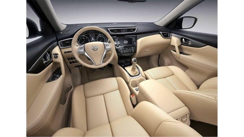 Ниссан х-Трейл 2017 салон бежевый