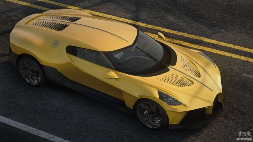 Бугатти la voiture noire