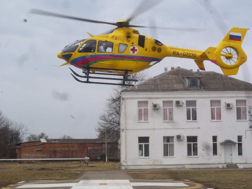 Вертолет санавиации ККБ 1 Краснодар