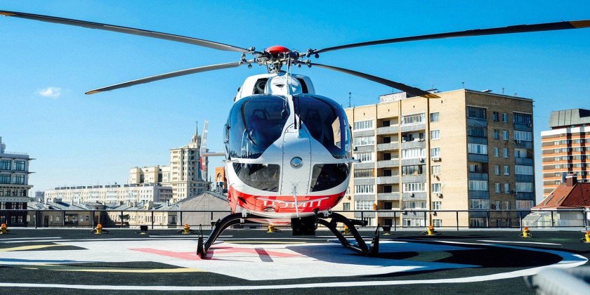 Медицинский вертолет