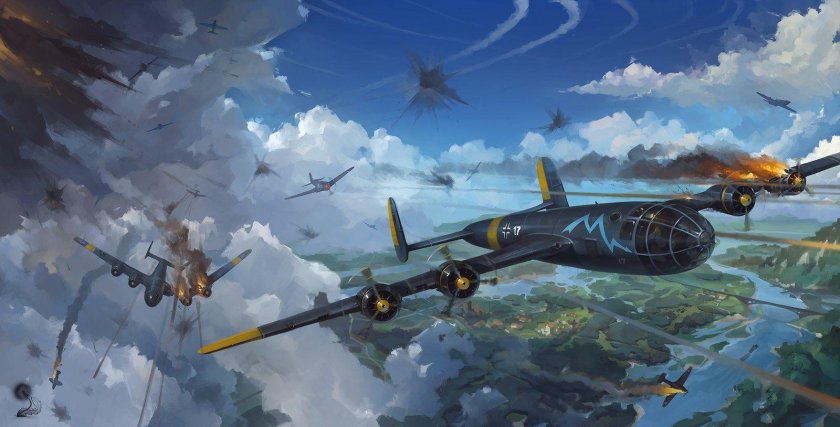 Messerschmitt "me-264", бомбардировщик