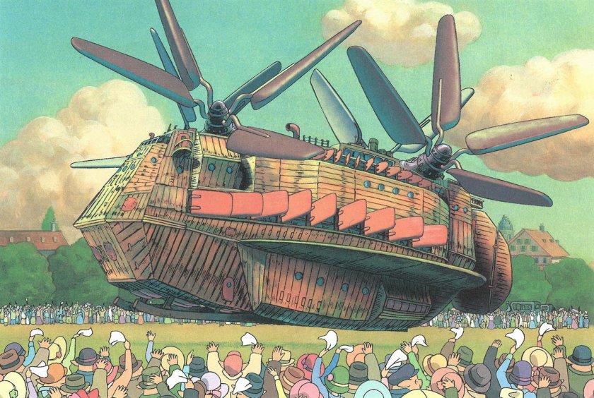 Хаяо Миядзаки стимпанк