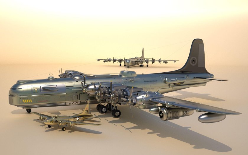 Стимпанк дизельпанк бомбардировщик