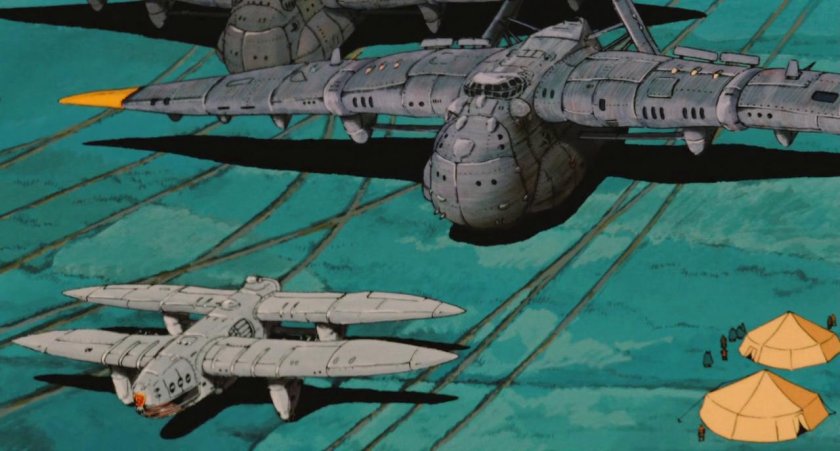 Навсикая из Долины ветров самолёты