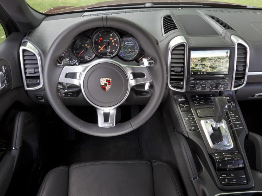 Порше Кайен 2015 салон