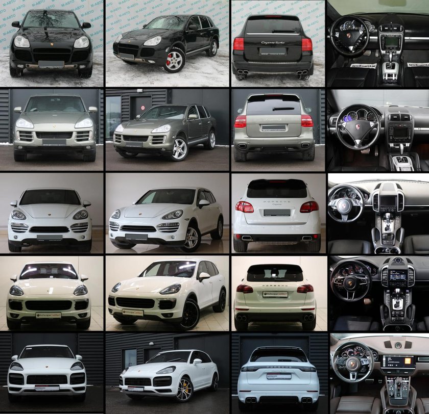 Эволюция Порше Кайен