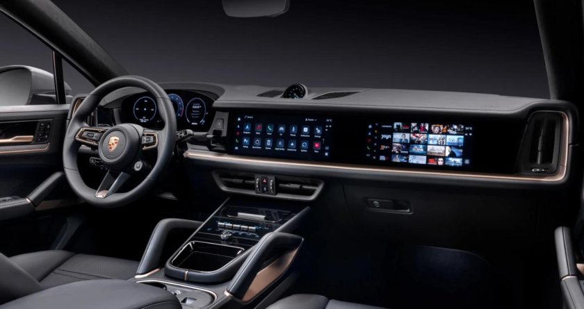 Porsche Cayenne 2024 интерьер