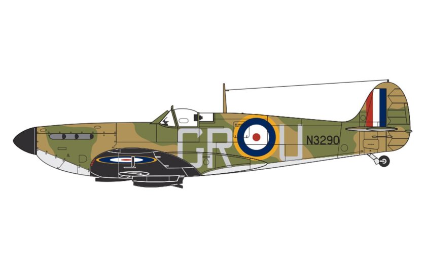 Airfix 01071a Supermarine Spitfire MK IA 1:72