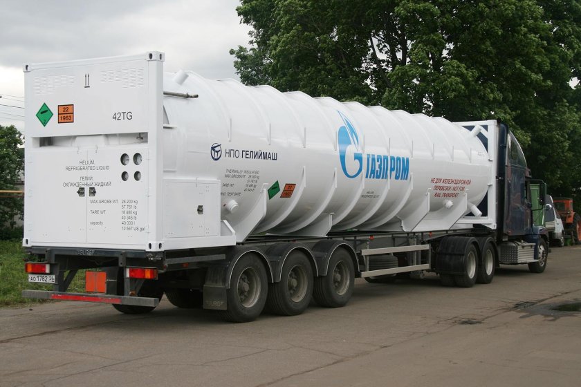 Контейнер-цистерна для жидкого водорода КЦВ 20/1,0.