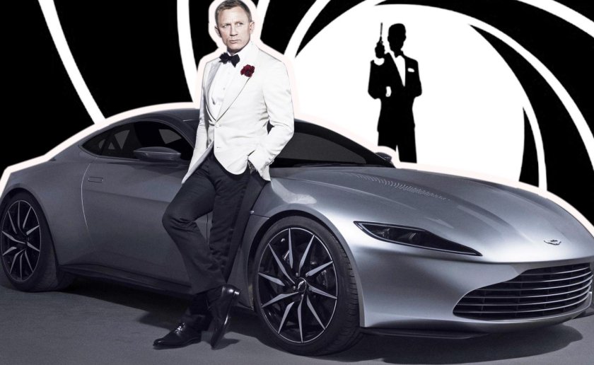 Астон Мартин Джеймса Бонда Дэниел Крейг