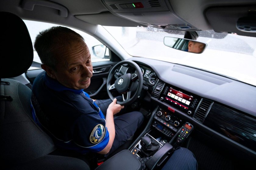 Шкода Полицейская салон