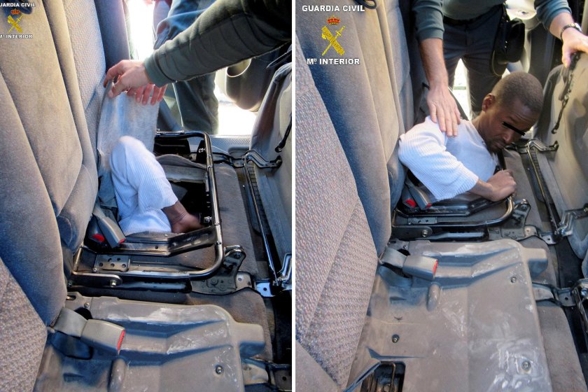 Человек пересекает границу