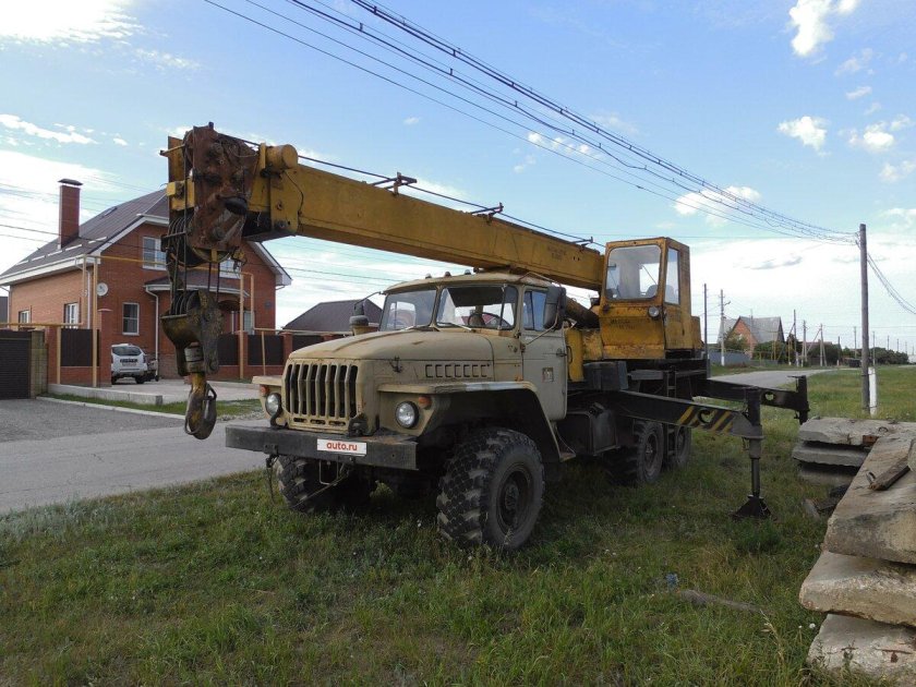 Урал кран 14т