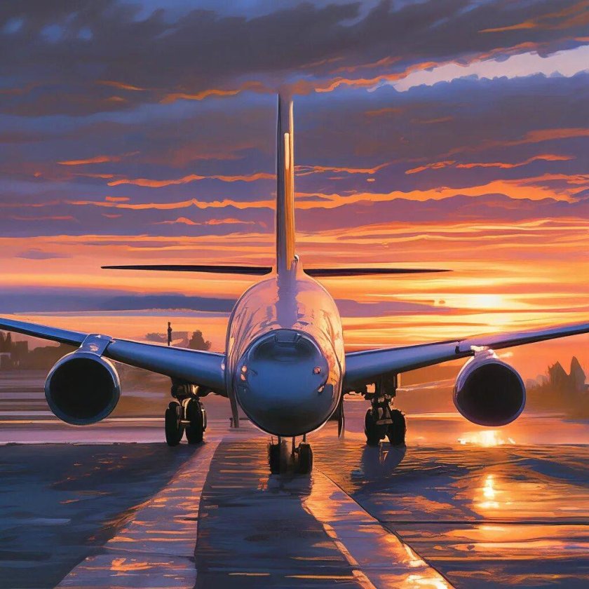 Картина самолет