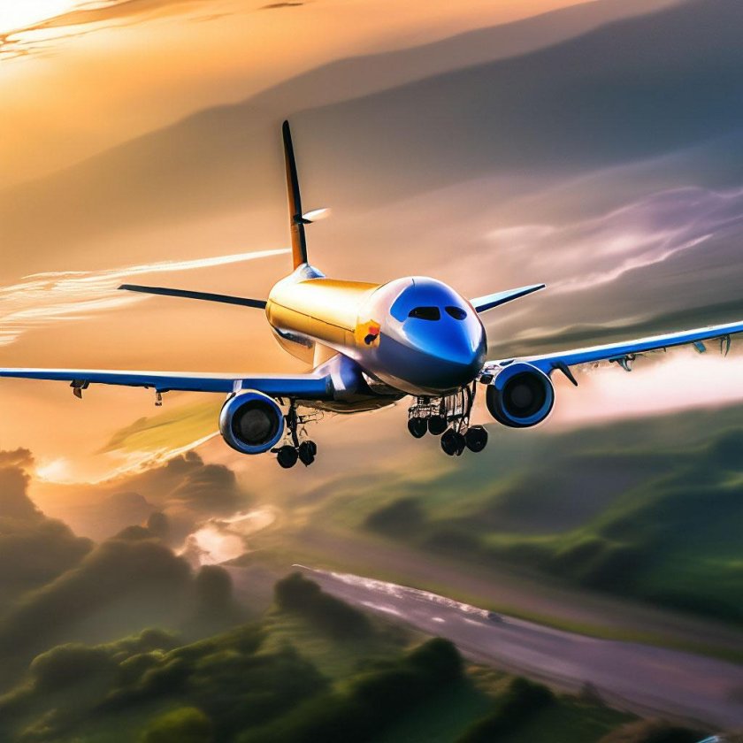 Самолет красивый