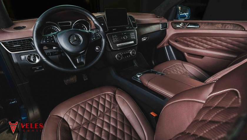 Мерседес е200 салон кожа алькантара