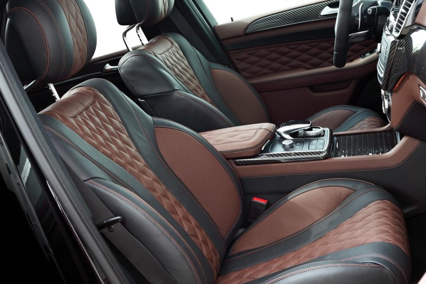 Салон Мерседеса в коже