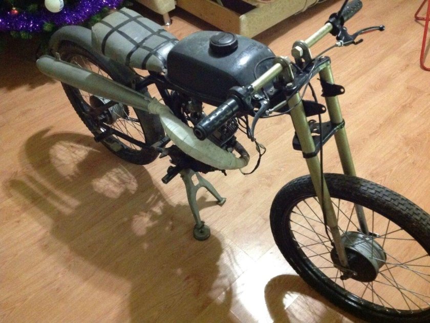 Глушитель на мопед Рига