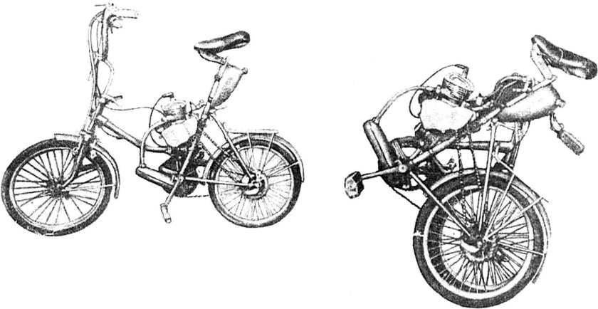 Веломотор на Аист