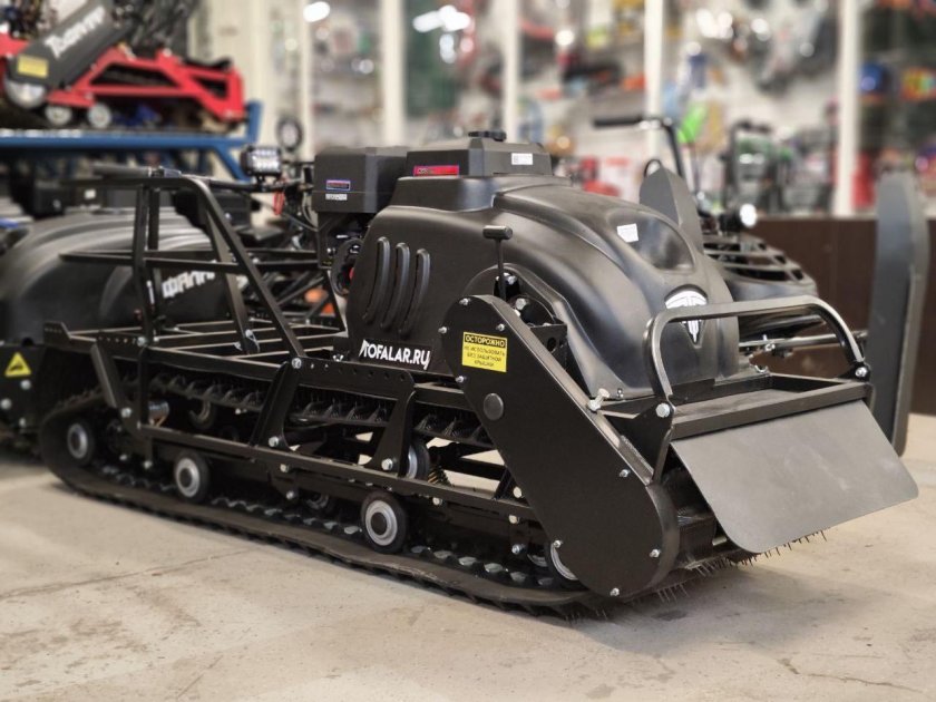 Мотобуксировщик тофалар 500 с модулем тягач