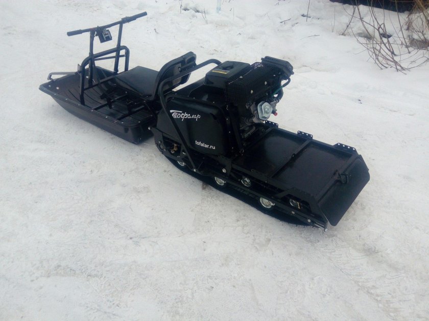 Мотобуксировщик Тофалар 500 с модулем толкач