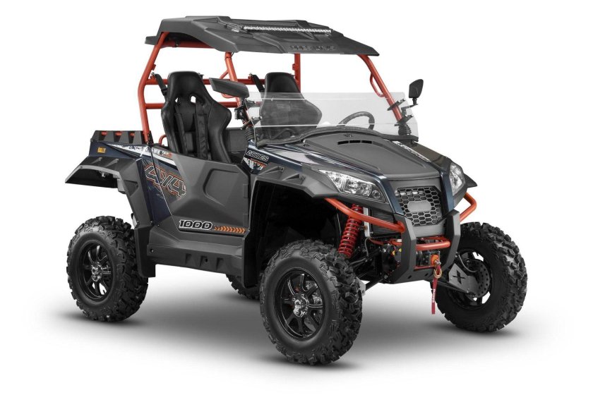 Квадроцикл AODES pathcross atv1000l Mud Pro eps двухместный серый