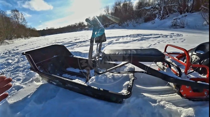 Мотобуксировщик Тофалар 500 с модулем толкач