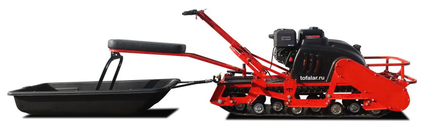 Мотобуксировщик Тофалар 500 с модулем толкач