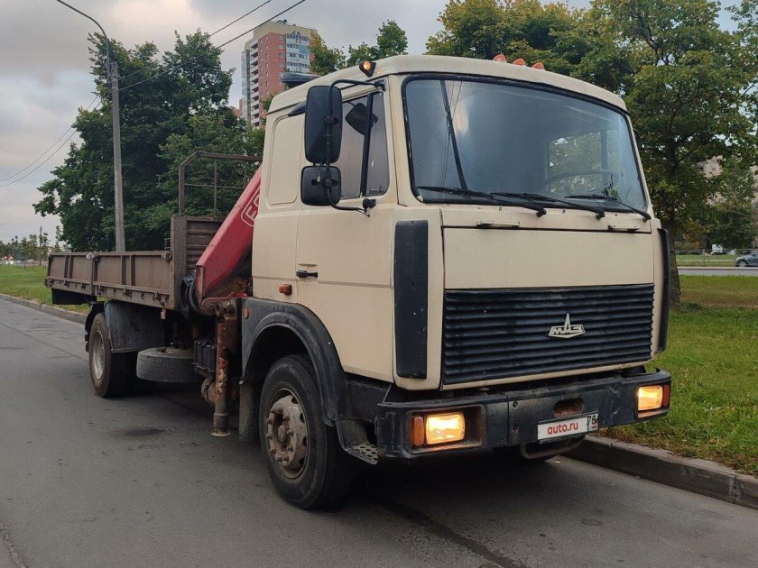 Маз 5336 бортовой манипулятор