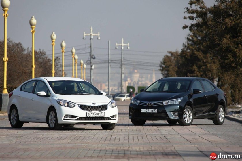 Тойота Королла Киа Церато