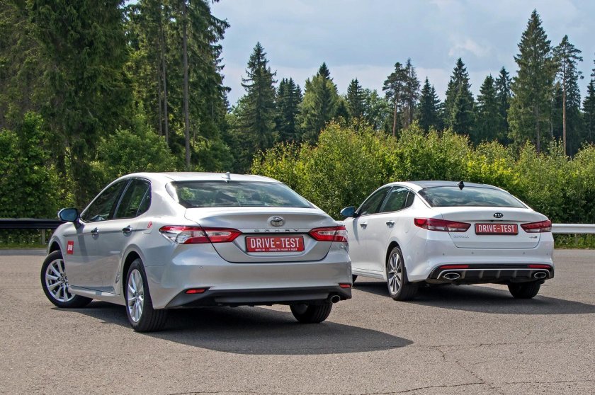 Kia Optima и Toyota Camry