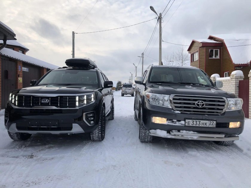 Kia Mohave и Land Cruiser