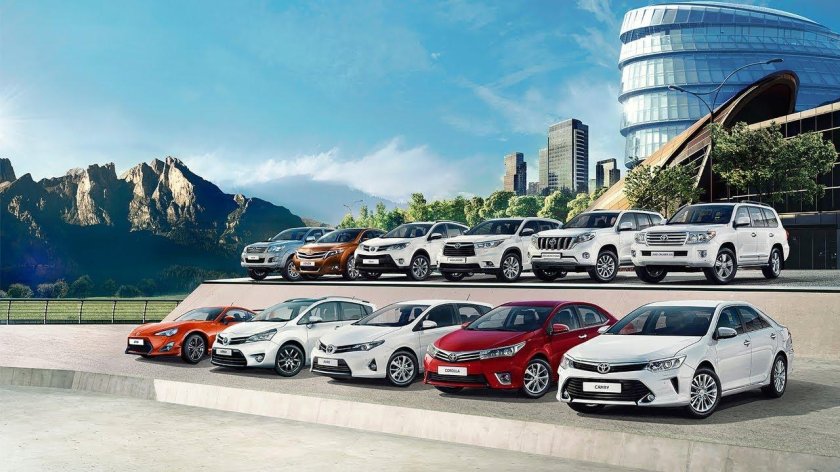 Машины в ряд